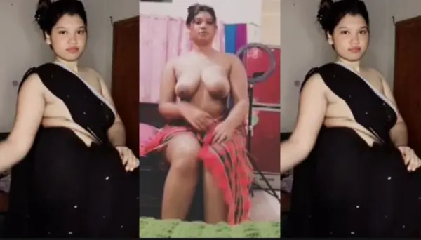 Sexy Bengali Tiktoker Press Boobs Dancing Fingering HD Video
