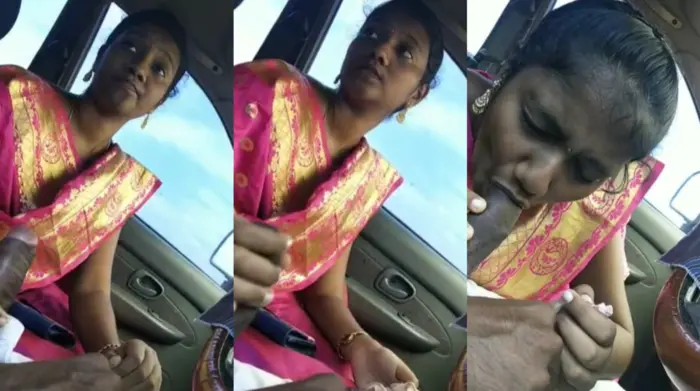 Young Tamil Girl Blowjob and Fucking inside the Car HD Video